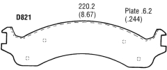 Bremsklötze Vorne - Brakepads Front  Dodge Ram PU 2500+3500 00-02